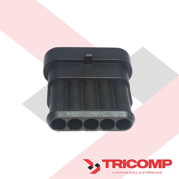 Conector 5 vias Macho Superseal