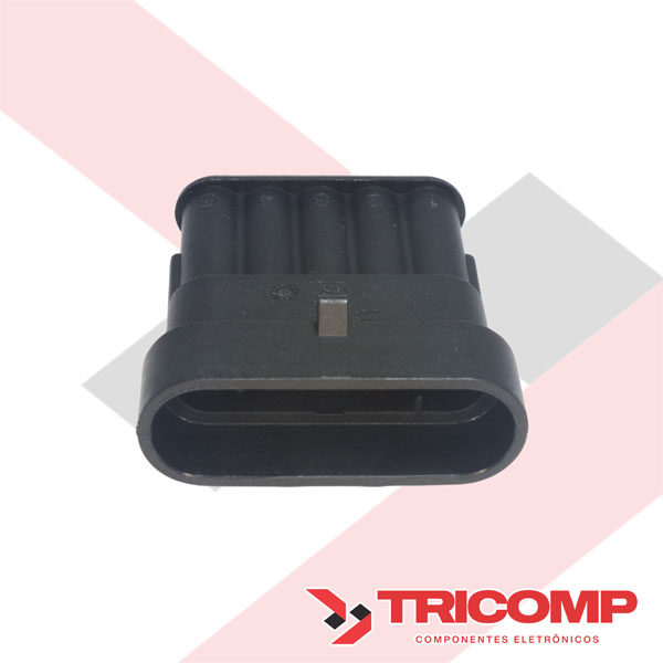 Conector 5 vias Macho Superseal