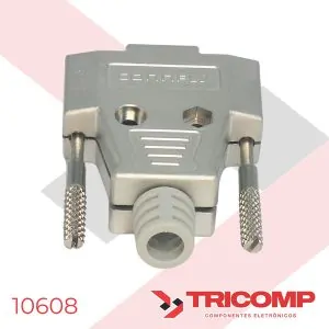 Capa DB15 Metálica KIT Longo DS1047-15M2L-N90 Redes