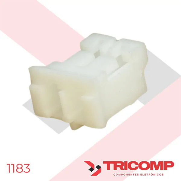 Conector 02 Vias Excon 200102HA298 Fêmea