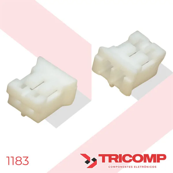 Conector 02 Vias Excon 200102HA298 Fêmea