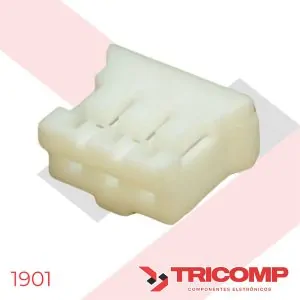 Conector 03 Vias Excon 200103HA001 Fêmea