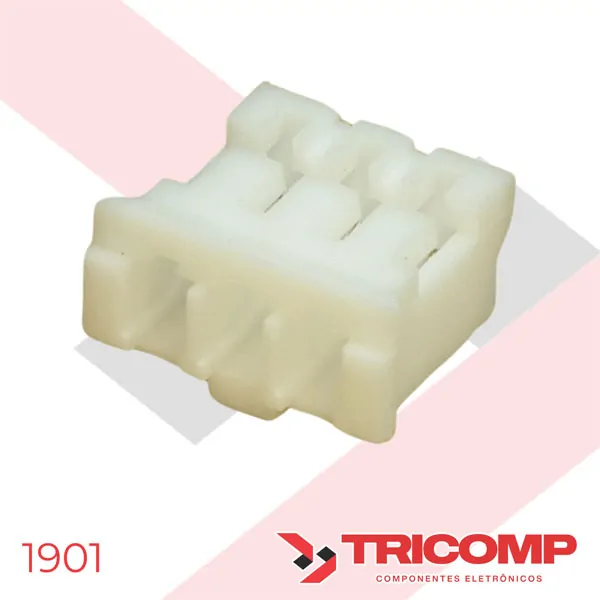 Conector 03 Vias Excon 200103HA001 Fêmea