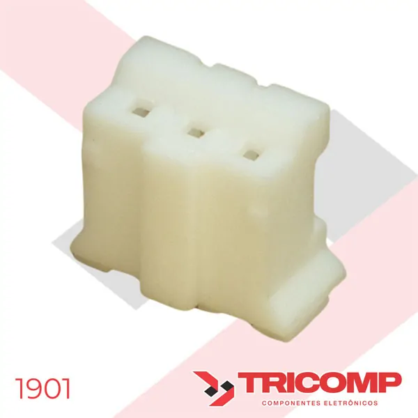 Conector 03 Vias Excon 200103HA001 Fêmea