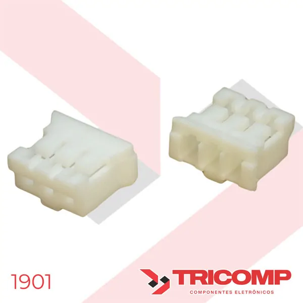 Conector 03 Vias Excon 200103HA001 Fêmea