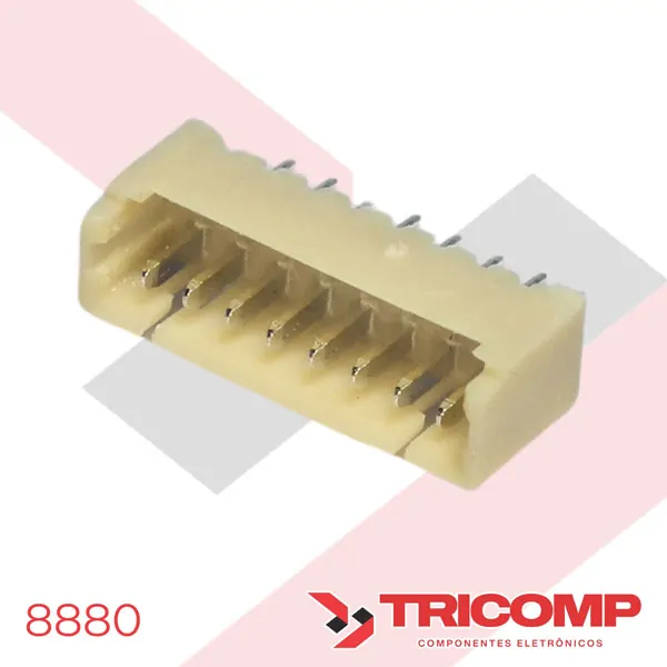 Conector 08 Vias EXCON 125108WV101 Macho 180°
