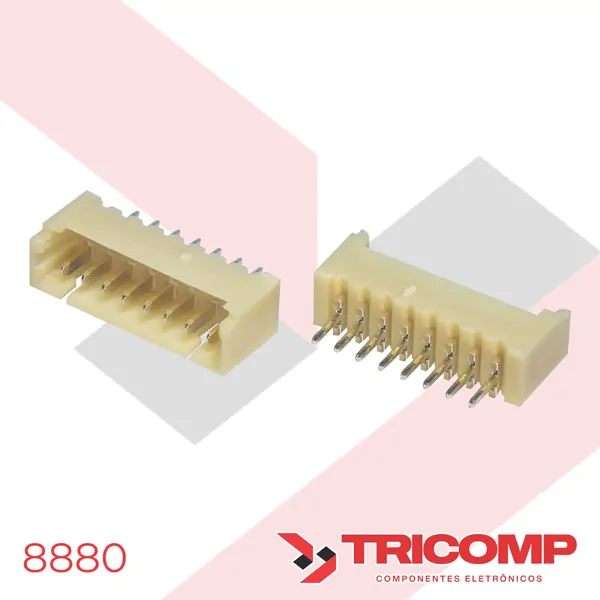 Conector 08 Vias EXCON 125108WV101 Macho 180°