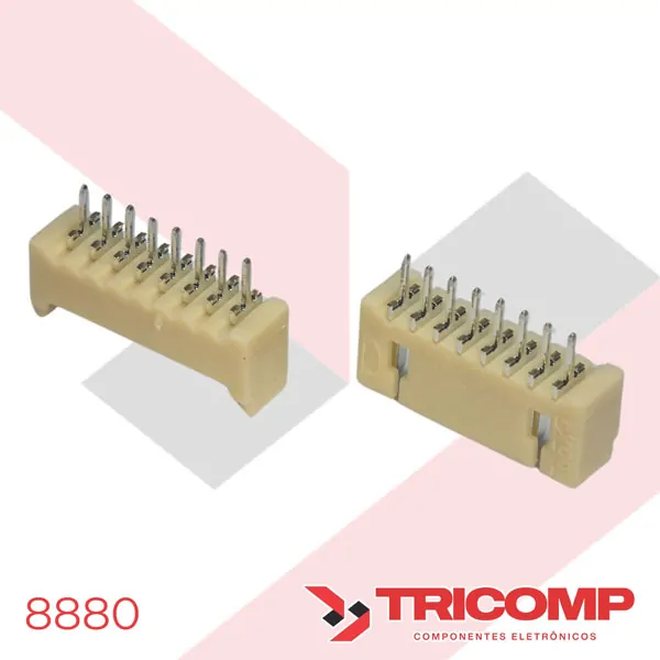 Conector 08 Vias EXCON 125108WV101 Macho 180°