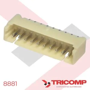 Conector 10 Vias EXCON 125110WV101 Macho 180°