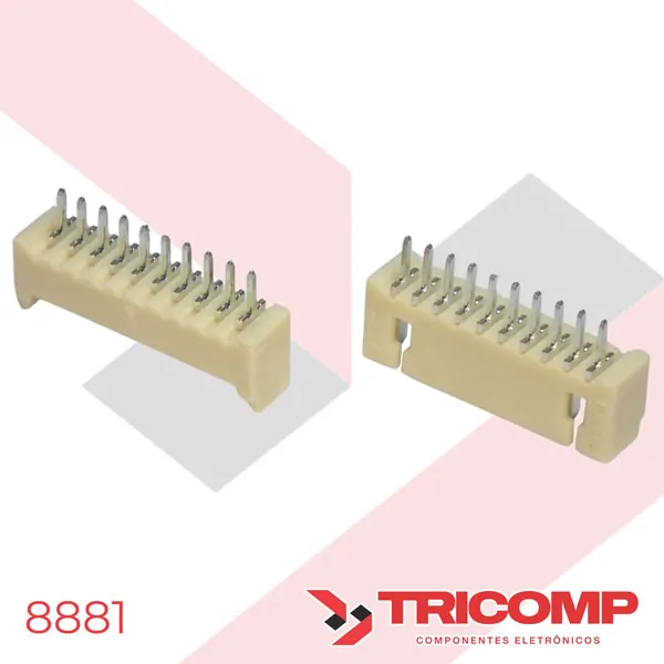 Conector 10 Vias EXCON 125110WV101 Macho 180°
