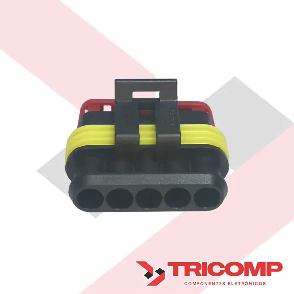 Conector 5 vias Fêmea Superseal