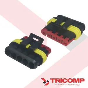 Conector 5 vias Fêmea Superseal