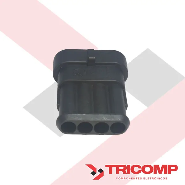 Conector 4 vias Macho Superseal