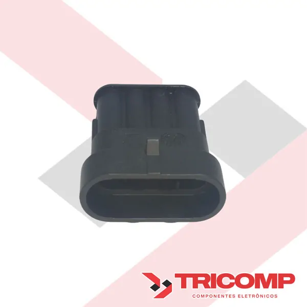 Conector 4 vias Macho Superseal